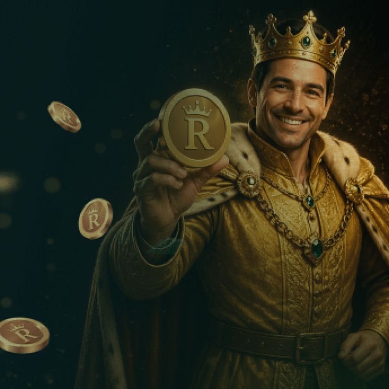 Royalen Casino lobby showing featured slot games grid